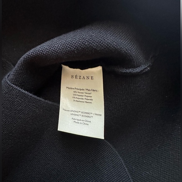 Sezane Mélisse Top Black - Size XS - Picture 5 of 6